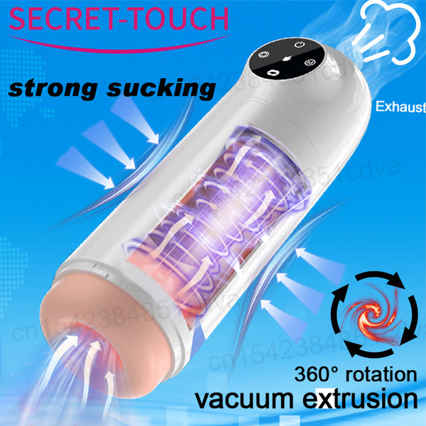 360 Rotation Automatic Sucking Male Masturbator Suction Cup