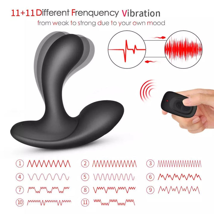 11+11 didrent frenquency vibration prostate massager