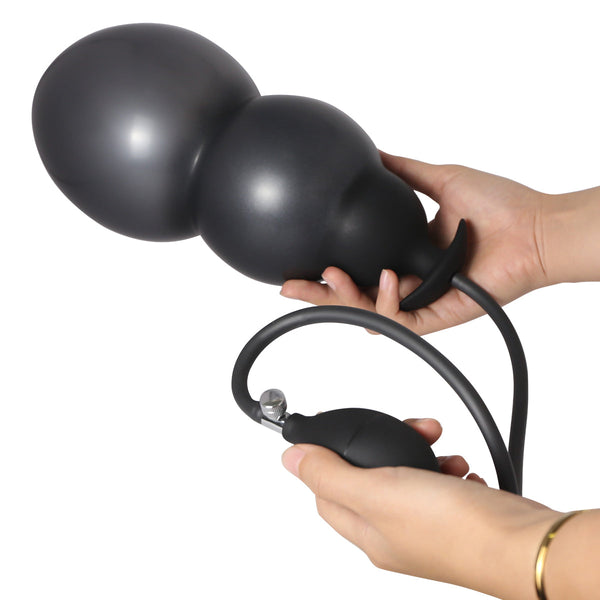 Inflatable Anal Plug Prostate Massager G-Spot Stimulator